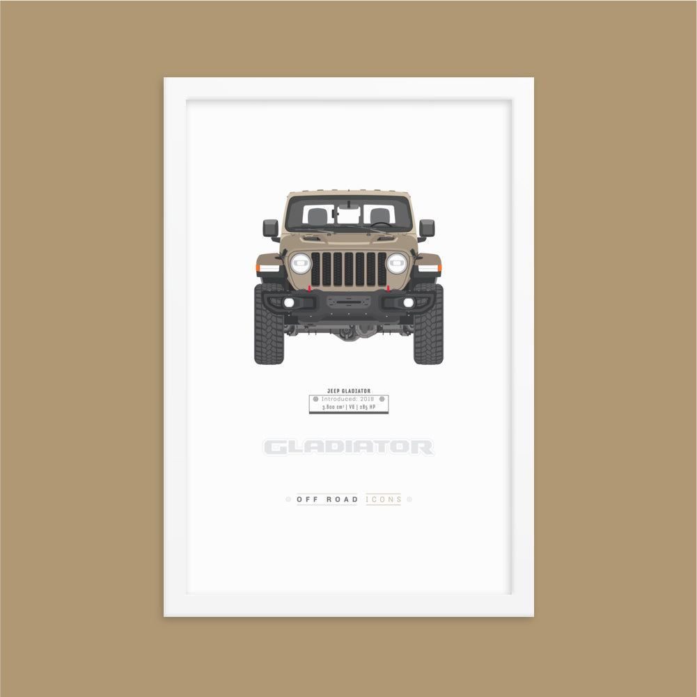 Gladiator, gobi - Matte Framed poster