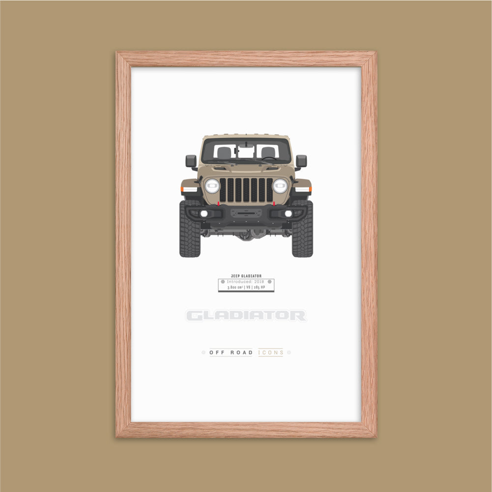 Gladiator, gobi - Matte Framed poster