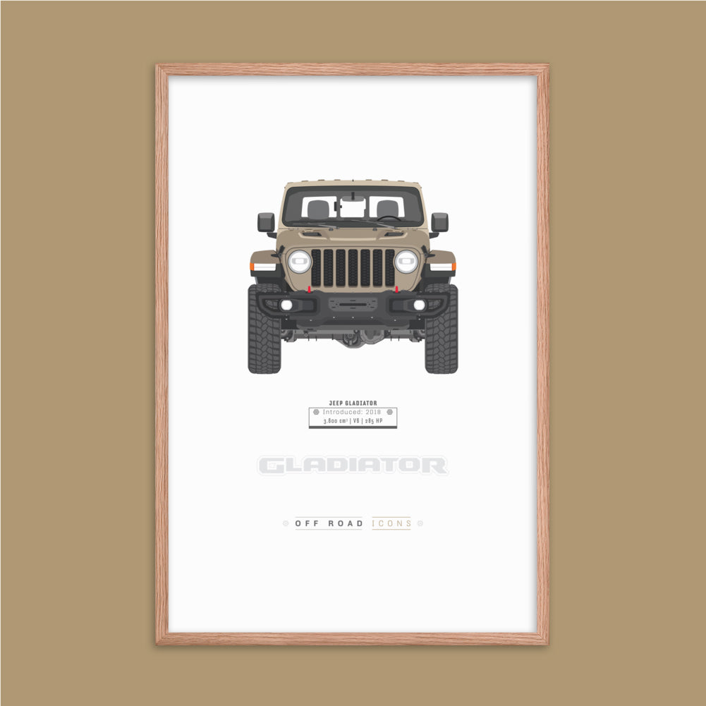 Gladiator, gobi - Matte Framed poster