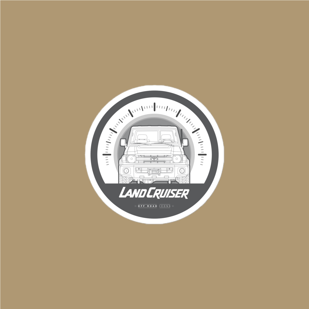 GRJ76, odometer badge - stickers