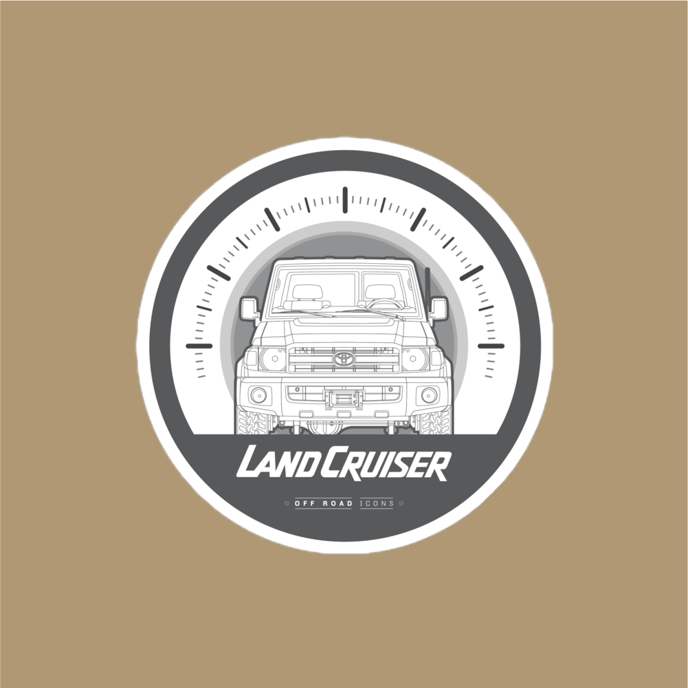 GRJ76, odometer badge - stickers