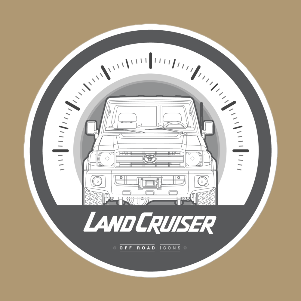 GRJ76, odometer badge - stickers