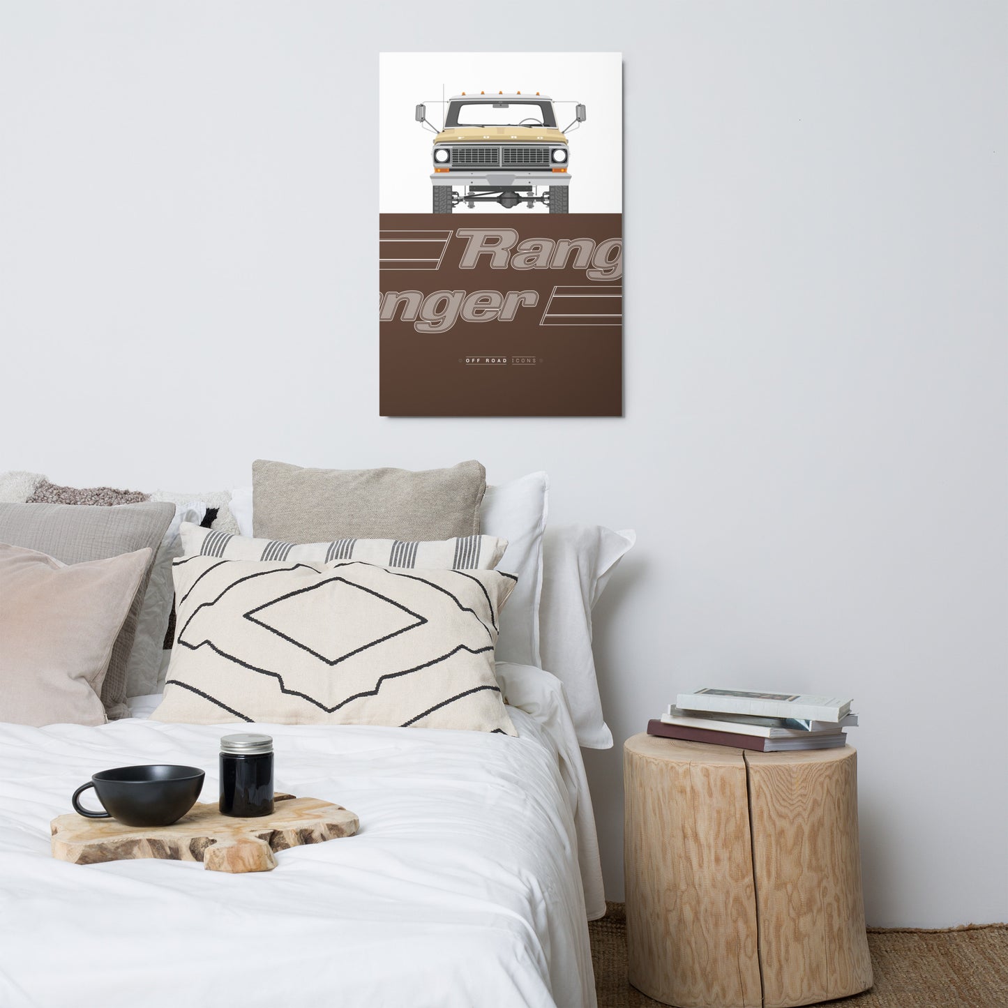 F-250 Ranger, light desert tan - Metal prints