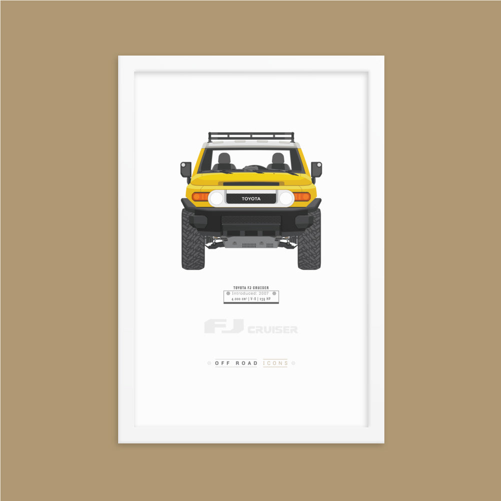 FJ Cruiser, sun fusion - Framed poster