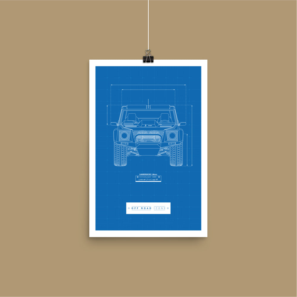 LM002, blueprint - Poster