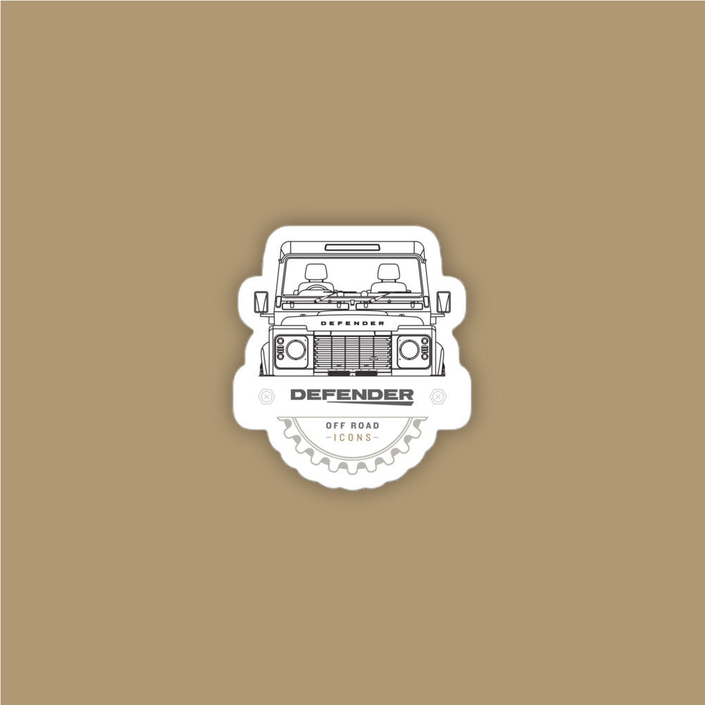 Defender, badge - stickers