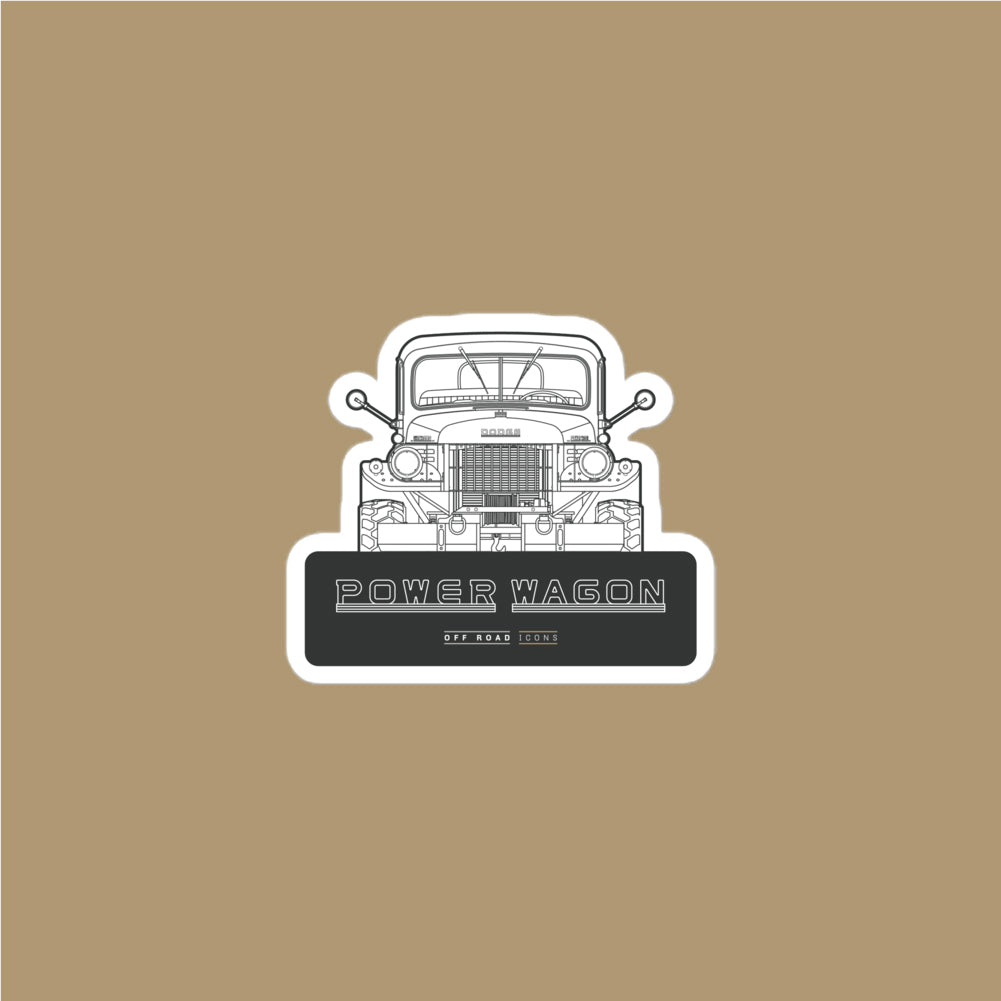 Power Wagon, badge - stickers