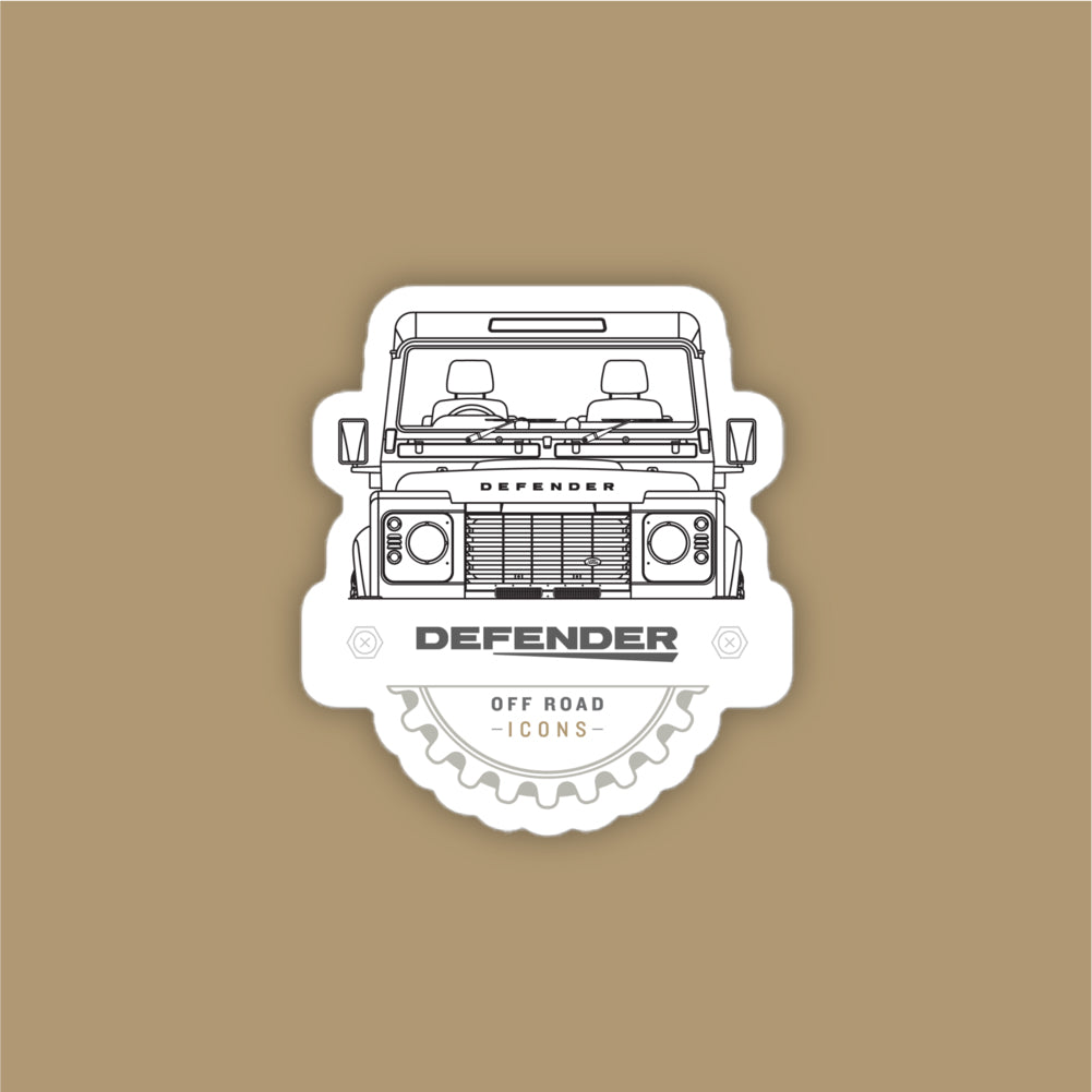 Defender, badge - stickers