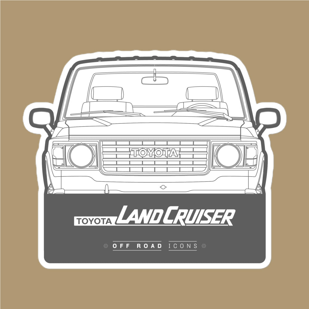 FJ60, badge - stickers