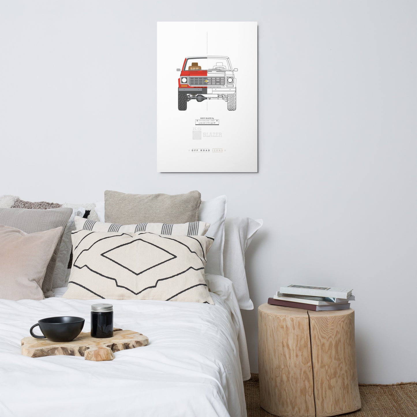 K5 Blazer, split view - Metal prints