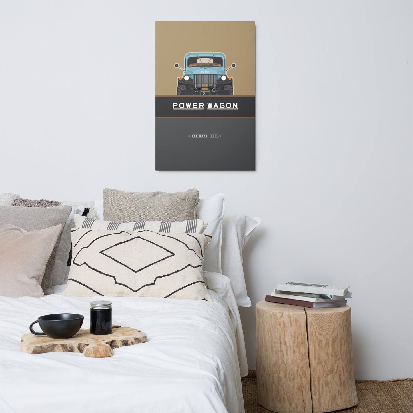 Power Wagon, concord blue - Metal prints