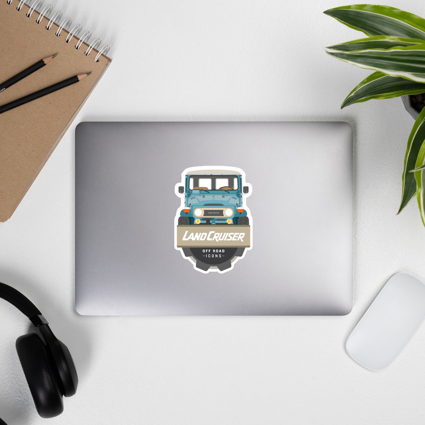 FJ40, blue badge - stickers