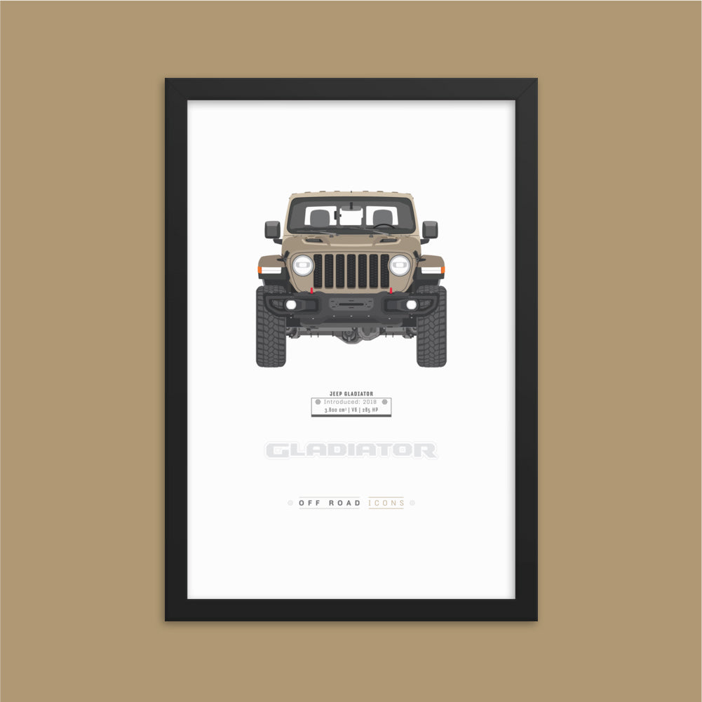 Gladiator, gobi - Matte Framed poster