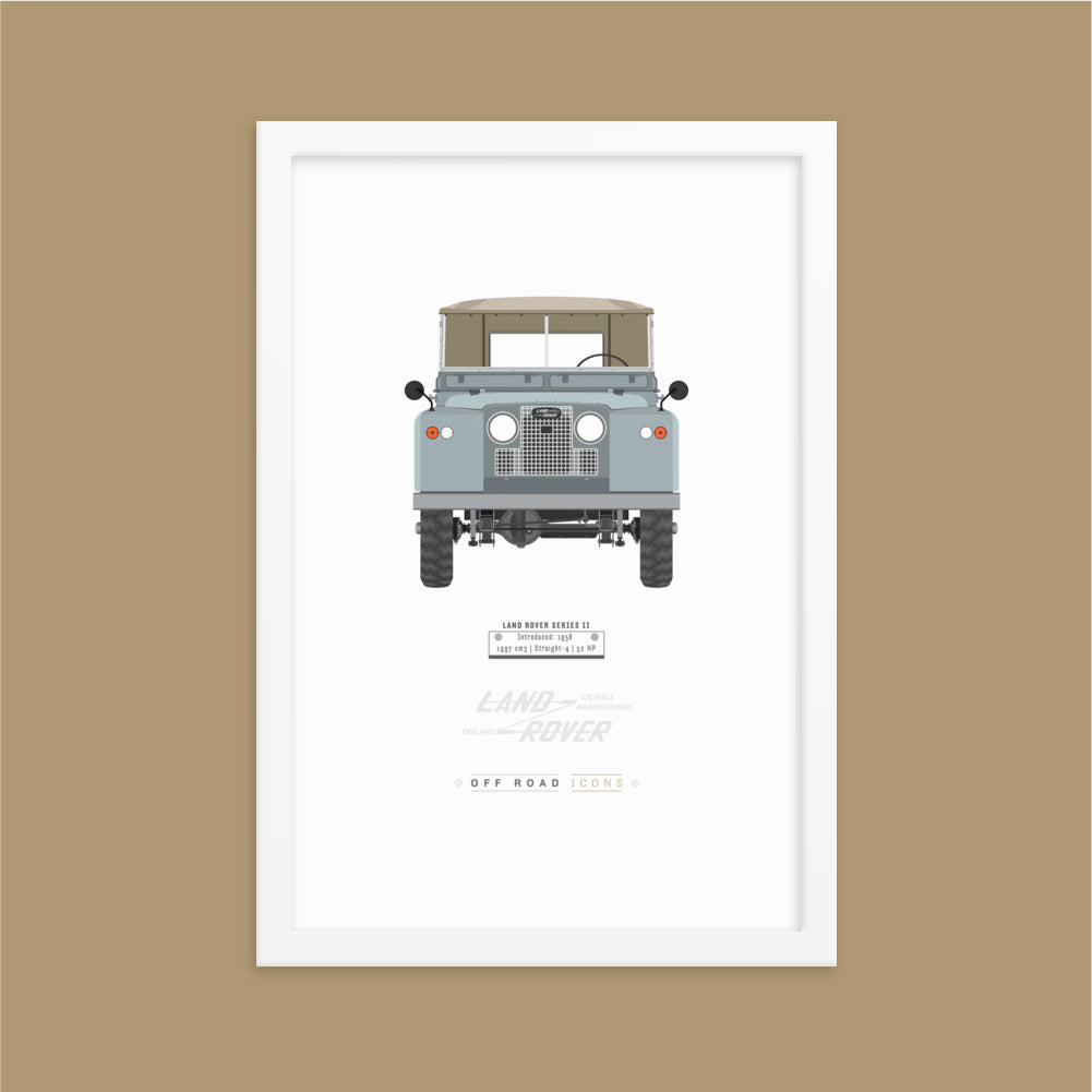 Series II, Mig Grey - Matte Framed poster