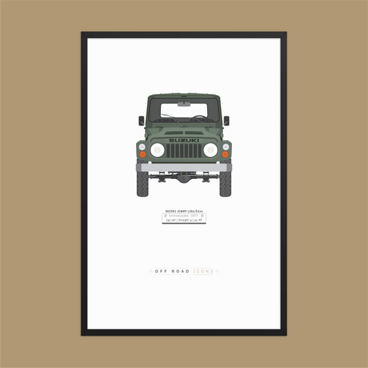 Jimny LJ80, Richmond green - Matte Framed poster