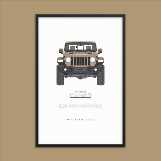 Gladiator, gobi - Matte Framed poster