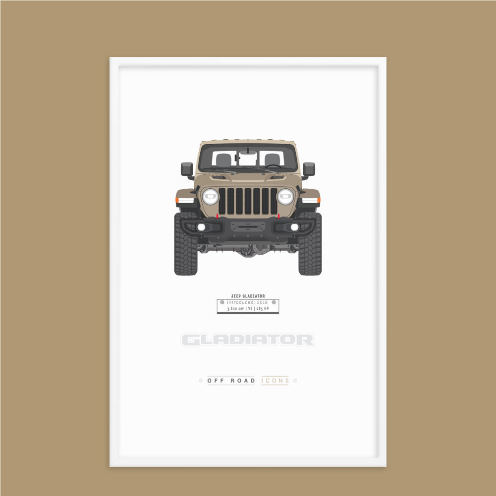 Gladiator, gobi - Matte Framed poster