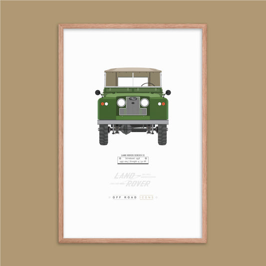 Series II, bronze green - Matte Framed poster