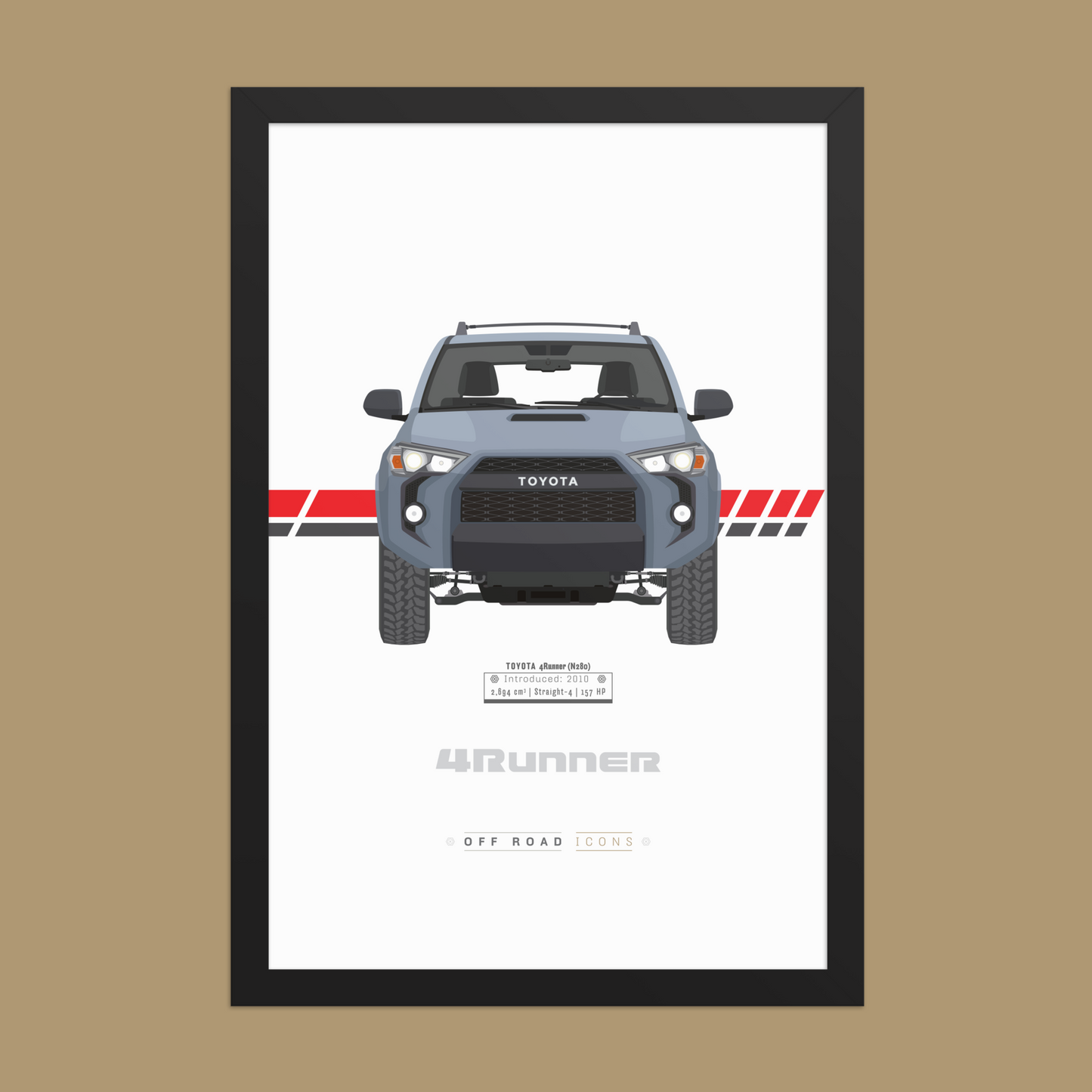 4Runner, Cement - Matte Framed poster