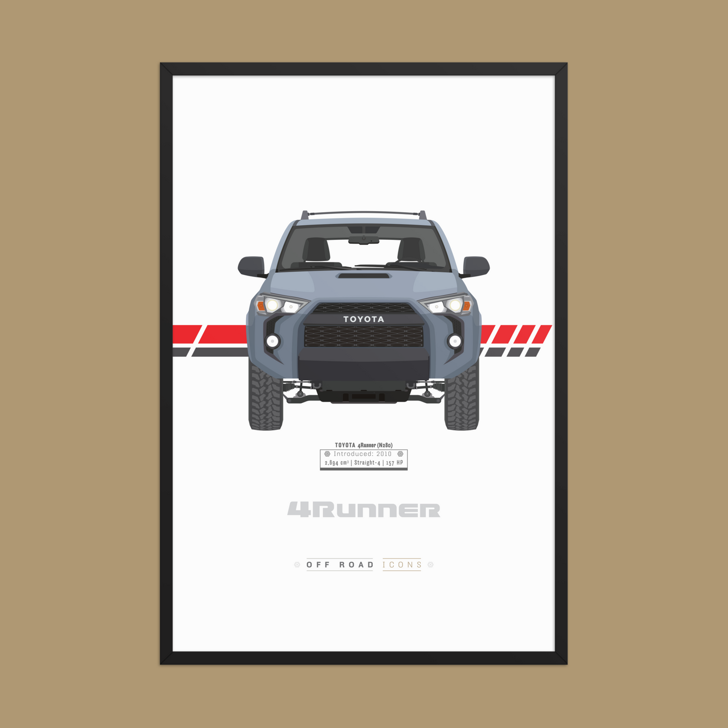 4Runner, Cement - Matte Framed poster