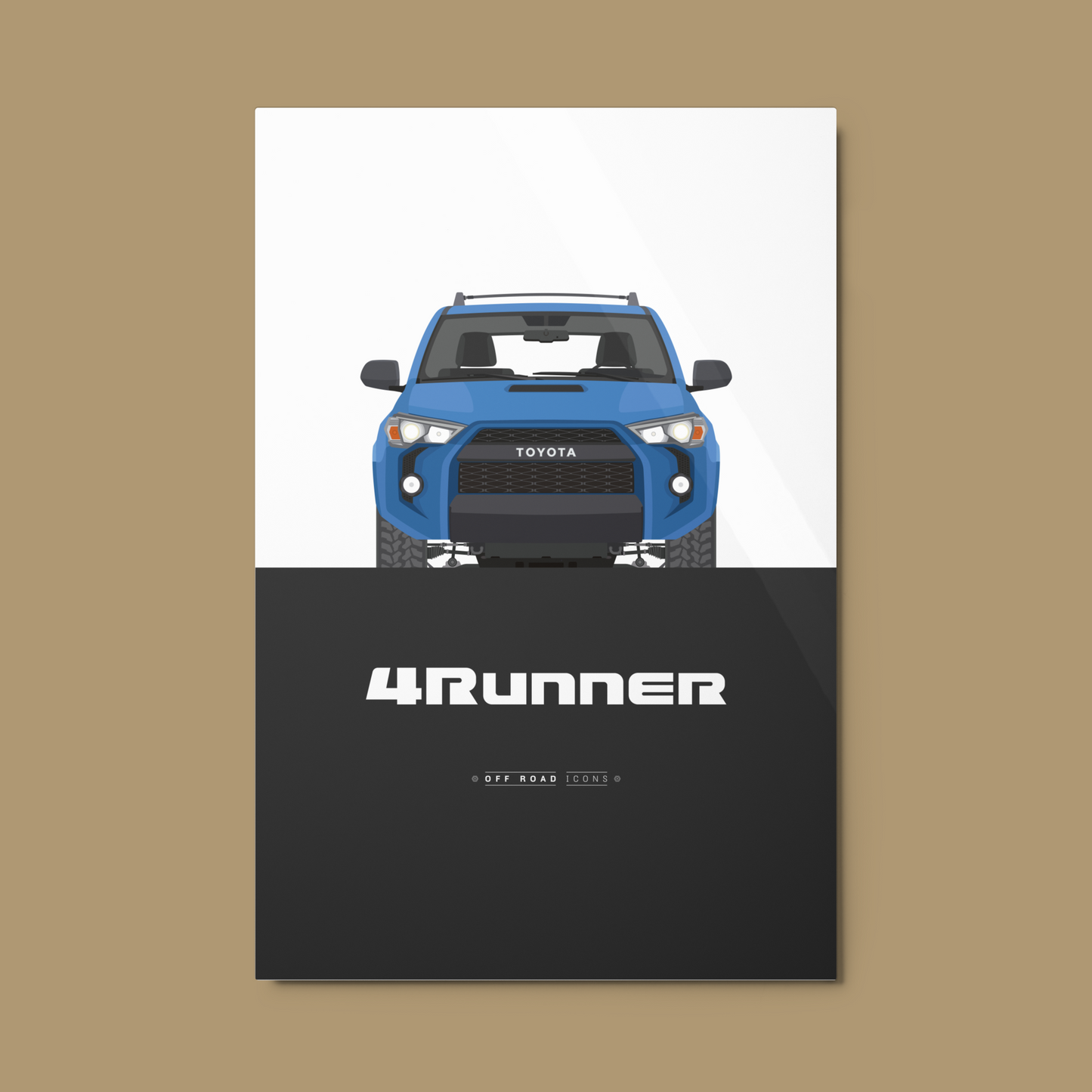 4Runner, Blue Cavalry - Metal prints