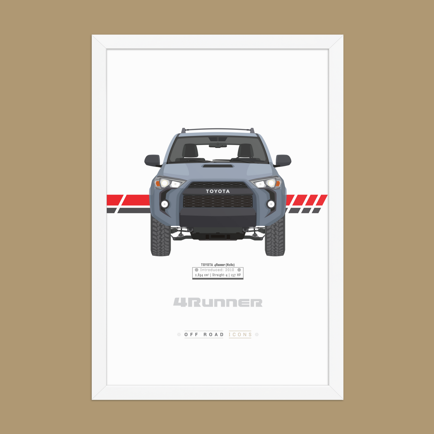 4Runner, Cement - Matte Framed poster