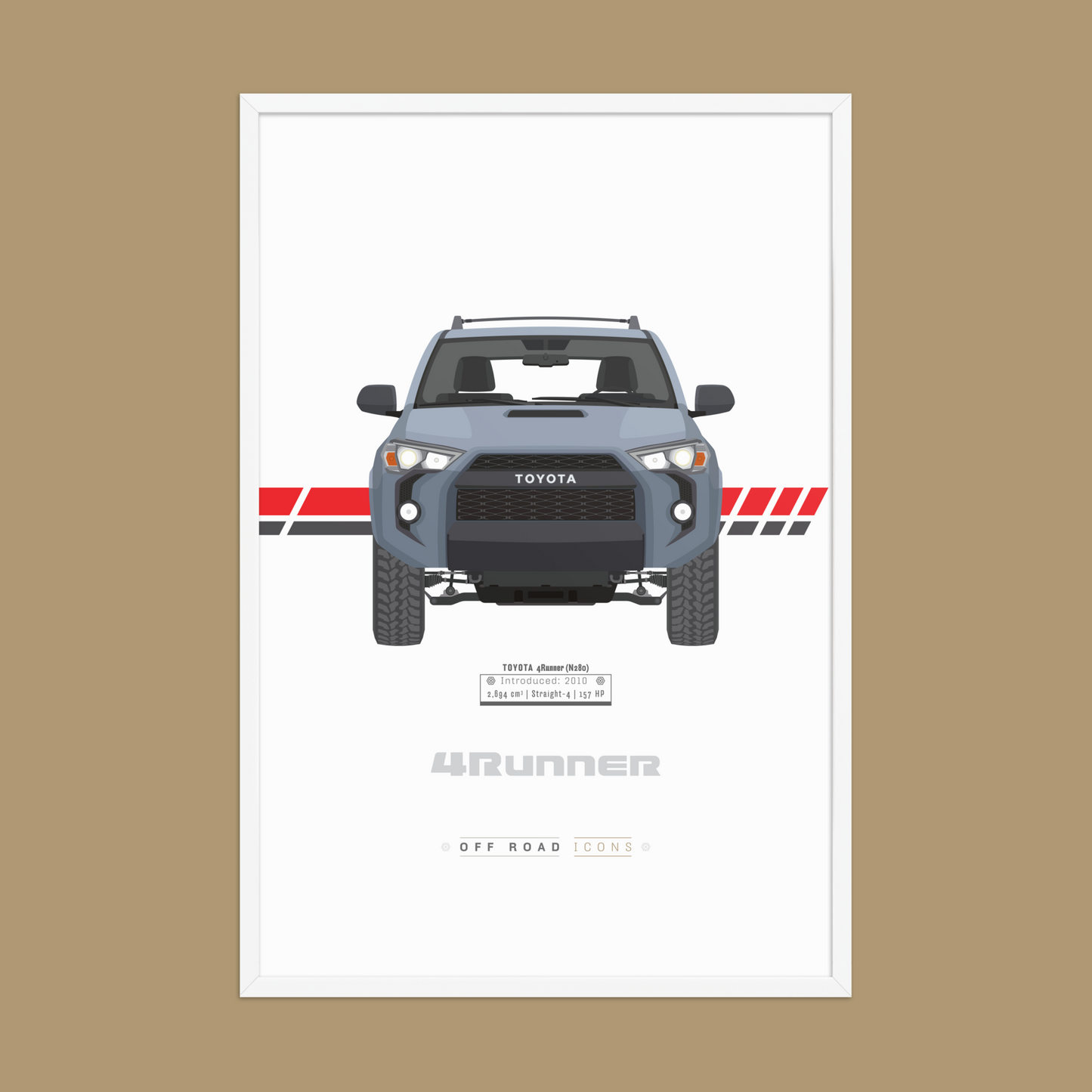 4Runner, Cement - Matte Framed poster