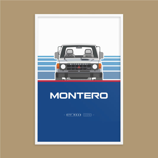 Montero, north star white - Matte Framed poster