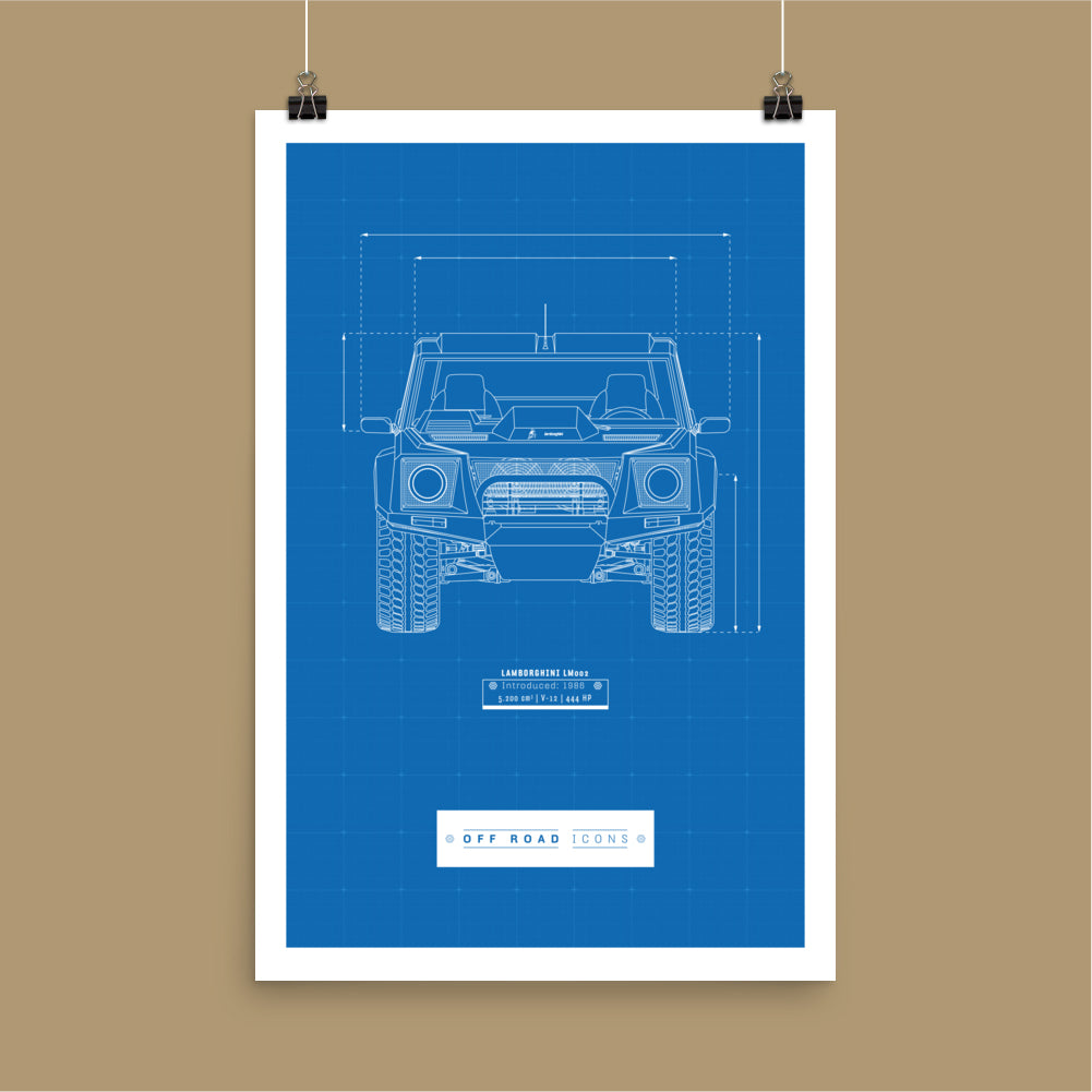 LM002, blueprint - Poster