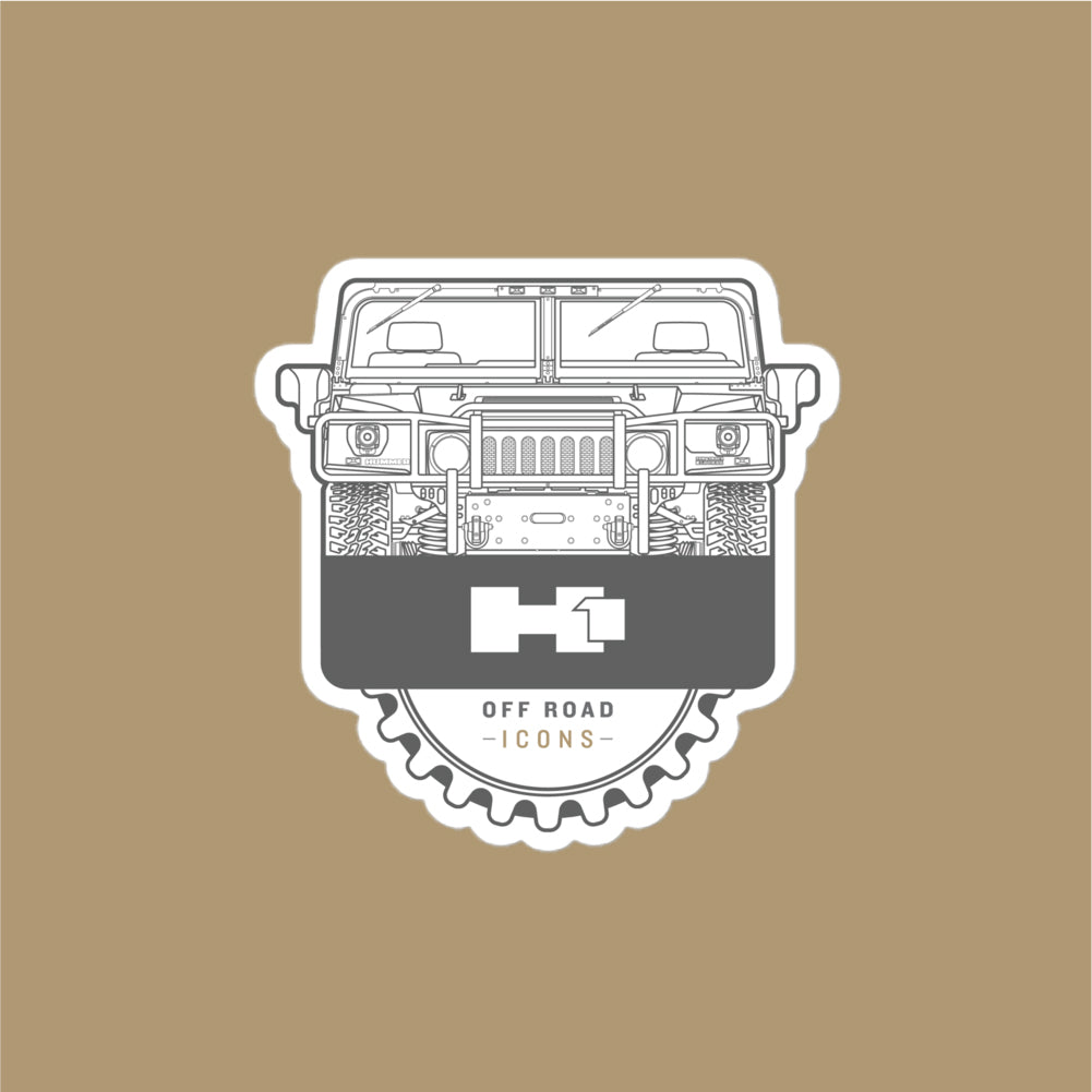 H1, badge - stickers