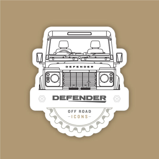 Defender, badge - stickers