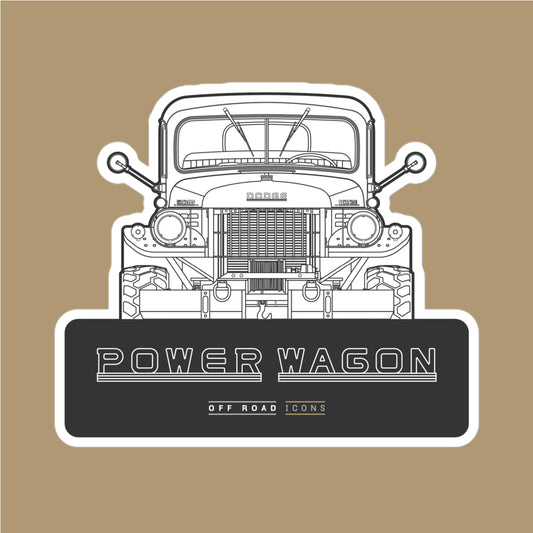 Power Wagon, badge - stickers