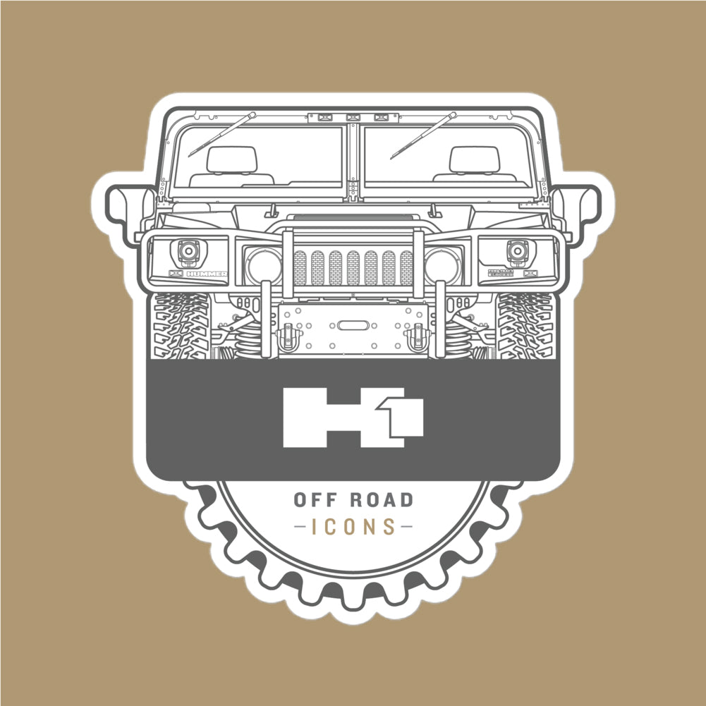 H1, badge - stickers