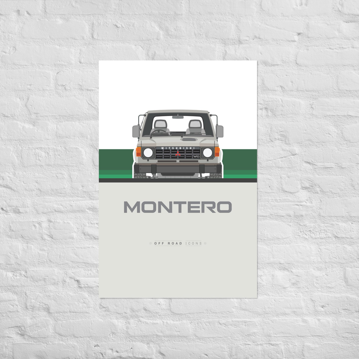 Montero, scandia green - Matte Poster